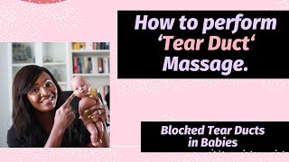 How to perform Tear Duct Crigler Massage for babiesI Doctor explains blocked tear duct [upl. by Adriaens975]