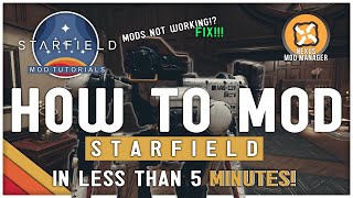 STEP BY STEP GUIDE on How to Install Mods For STARFIELD THE EASY WAY [upl. by Namlas235]