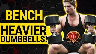 2 Easy Tips To Increase Your Dumbbell Bench Press amp Build A BIGGER CHEST  EVEN WITHOUT A SPOTTER [upl. by Trilbi528]