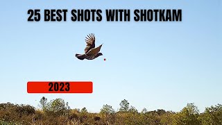 25 top tirs perdrix avec shotkam 2023  25 best shots with shotkam [upl. by Aisnetroh]