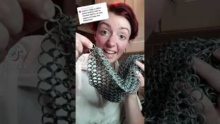 Butted Chainmail vs Riveted Chainmail [upl. by Lednic776]