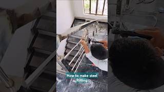 Ikram steel corporation how to make steel Rilling weldingsteel railing designsteel railing designs [upl. by Guria521]