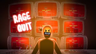 I RAGE QUIT in Geometry Dash Stereo Madness Remake [upl. by Sugden]