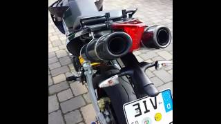 Aprilia Dorsoduro 1200 SC project Exhaust sound [upl. by Varipapa]