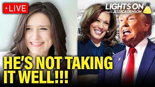 LIVE Trump HAS TOTAL BREAKDOWN After Kamala OWNS Her DNC Speech  Lights On with Jessica Denson [upl. by Eveivenej]