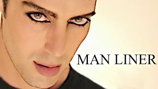 MANLINER Mens eyeliner how to makeup tutorial [upl. by Barcroft]