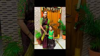 Twinning with mom song folk music telugu religion bathukamma dance [upl. by Pinzler]