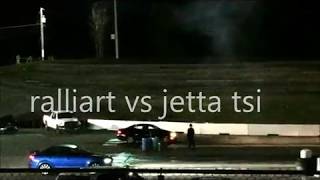 Mitsubishi lancer ralliart vs volkswagen jetta mecanour [upl. by Lemuelah349]