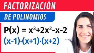 FACTORIZACIÓN de Polinomios 🔠 Operaciones con Polinomios [upl. by Cnut]