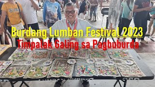 Burdang Lumban Festival 2023 Timpalak Galing sa Pagbuburda  BurDoll Design amp Burda Painting [upl. by Bayly]