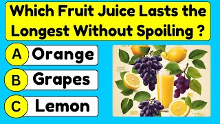 Which Fruit Juice Lasts the Longest Discover the Answer [upl. by Gerge]