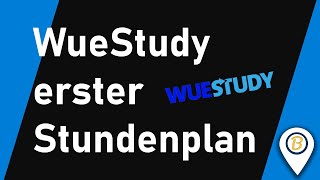 Stundenplanerstellung Universität Würzburg  Beispiel Medienkommunikation  WUESTUDY [upl. by Enihpesoj20]