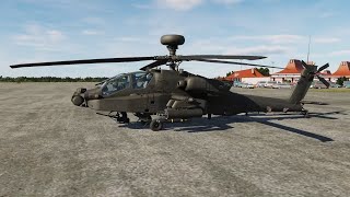 First Flight with the AH64D Apache Helicopter in DCS [upl. by Carmelo658]