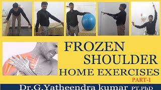 Home exercises for Frozen shoulder  adhesive capsulitis  periarthritis  shoulder pain [upl. by Aken988]