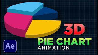 how to create 3D Pie Chart animation with after effect [upl. by Azirb280]