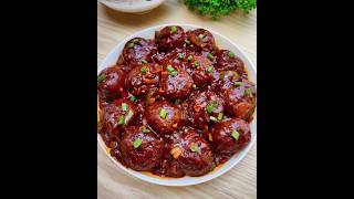 Perfect Veg Manchurian Recipe😍 shorts vegmanchurian [upl. by Nafri563]