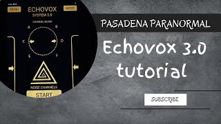 EchoVox 30 tutorial paranormal paranormalinvestigation ITC EchoVox [upl. by Anairotciv]