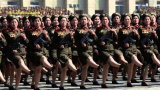 North Korean Song We Go with Full Steps  Instrumental [upl. by Jacobina]