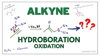 Alkyne Hydroboration Oxidation Reaction and Mechanism [upl. by Dagny]