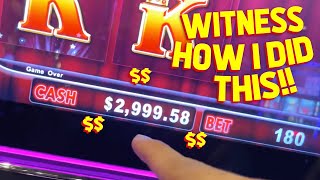 HOW I TRIPLE MY 1000 with VegasLowRoller on Lock it Link Hold Onto Your Hat Slot Machine [upl. by Letnoj137]