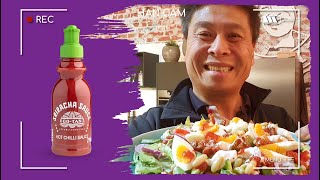 Aziatische salade met Sriracha  samenkokenmetHan  GoTan [upl. by Arni]