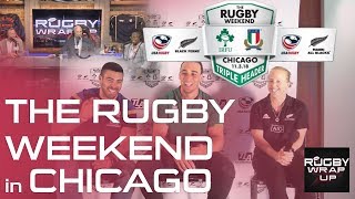 Chicago Rugby Weekend Irelands Ultan Dillane NZs Kendra Cocksedge Italys Edoardo Gori [upl. by Alliuqat]