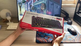 Unboxing Hyperx Alloy Origins Core TKL [upl. by Dorette]