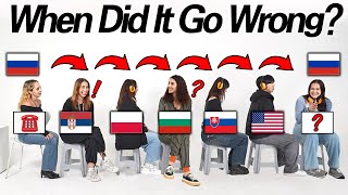 How Russian Sounds To NonRussian Speakers l Bulgaria Poland USA Slovakia Serbia Czech Russia [upl. by Baugh799]