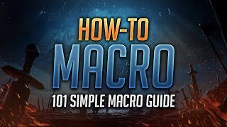 Guide on How to Create Macro  World of Warcraft Battle for Azeroth [upl. by Nohj238]