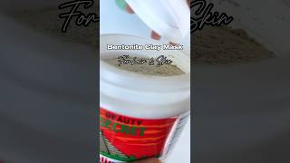 Bentonite Clay mask for hair amp skin bentoniteclaymask hairdetox skincaremask naturalhair [upl. by Benis]