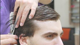 master the scissor haircut stepbystep tutorial asmr haircut stylistelnar [upl. by Nyladnewg]