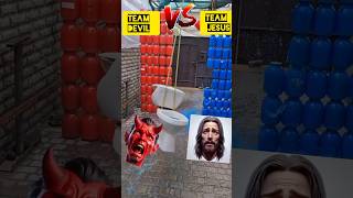 Jesus VS devil jar match  who will win jesus yeshua deus god christ jesuslovesyou [upl. by Ulrick]