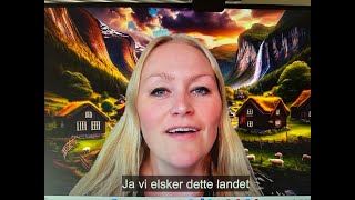 Video 1128 Lær den norske nasjonalsangen Karense synger JA VI ELSKER [upl. by Corron203]