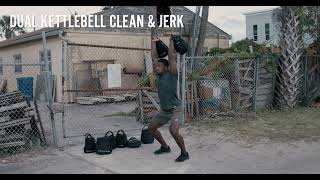 Dual Kettlebell Clean amp Jerk [upl. by Armelda871]