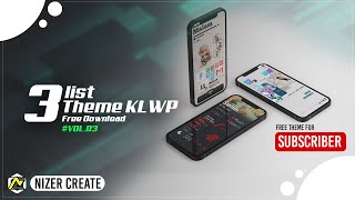 🔇3 Teme keren buat android kamu ❗❗ Top 3 Theme  KLWP Pro klwpsetup klwp customtheme fypシ [upl. by Ley263]