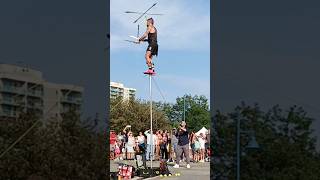 Juggling Showbusker buskers buskerfestportcredit canada 2024shorts [upl. by Flss811]