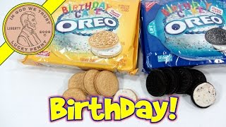 Oreo Birthday Cake Chocolate amp Vanilla Cookie Sandwiches With Silk Coconut Milk [upl. by Celestine]