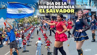 Así se vivió el DÍA de la INDEPENDENCIA en El Salvador 🇸🇻🤩 Desfile 15 de Septiembre [upl. by Russian851]