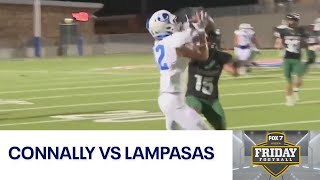 Texas HS FB Week 4 Connally vs Lampasas  FOX 7 Austin [upl. by Artined]