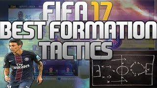 FIFA 17  BEST FORMATIONAUFSTELLUNG VON PARIS SAINTGERMAIN PSG  ANWEISUNGEN TIPPS DEUTSCH [upl. by Sharron487]