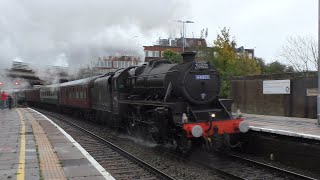 44871 Black 5 Bridgend on The Pembroke Coast Express October 20th 2024 [upl. by Radec49]