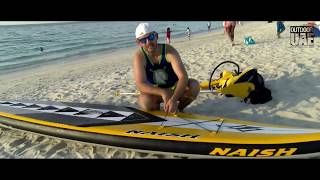 Naish One Air 126 inflatable racing and touring Stand Up Paddle board [upl. by Beasley527]