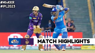 MI vs KKR 22nd Match IPL 2023 Highlights  IPL Highlights 2023  KKR vs MI highlights today [upl. by Asetal569]