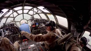 Crawl through a B29 Superfortress IN FLIGHT  RealTime procedures  ATC  Oshkosh AirVenture [upl. by Eidnahs]