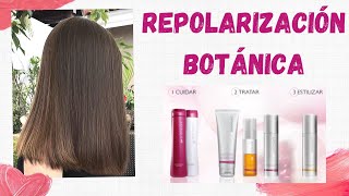 REPOLARIZACIÓN BOTÁNICA SATINIQUE Spa de cabello  Repara renueva y revitaliza tu cabello [upl. by Urian]