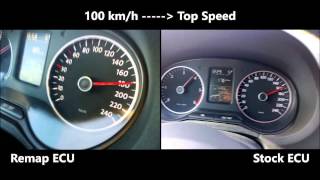 VW Polo 16 TDI  Stock vs Tuned [upl. by Einallem]