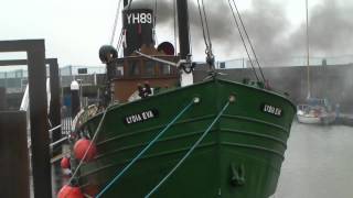 FIREING UP THE LYDIA EVA STEAM TRAWLERDRIFTER [upl. by Alva]