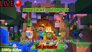 Kisten lager bauen part 1 Minecraft bedrock live deutsch [upl. by Suirada]