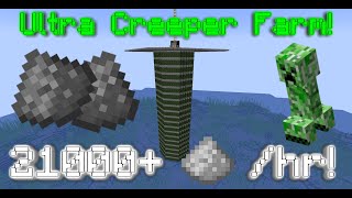 Looting Creeper Farm  21k Per Hour Build Tutorial Minecraft Java 118 [upl. by Dyoll3]