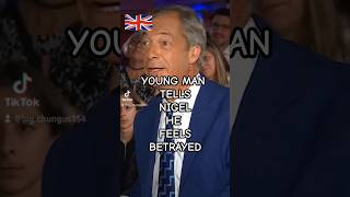 YOUNG MAN BETRAYED BY UK uk usa news nigelfarage FYP [upl. by Lledra463]